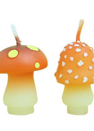 Birthday Candle, Mushroom Candle, Party Supplies and Wedding Favors