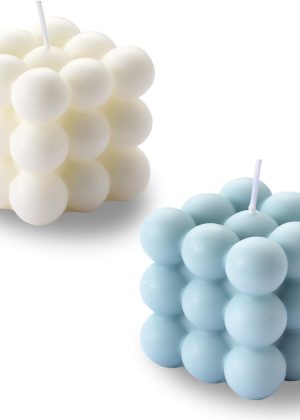 Bubble Candle - Cube Soy Candle, Home Decor Candle, Scented Candle Set