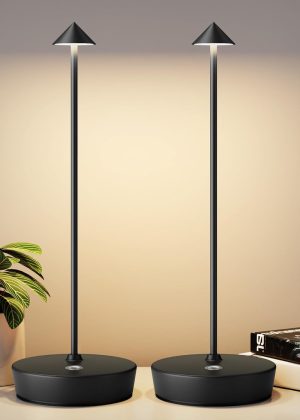2-Pack Rechargeable Wireless Table Lamp