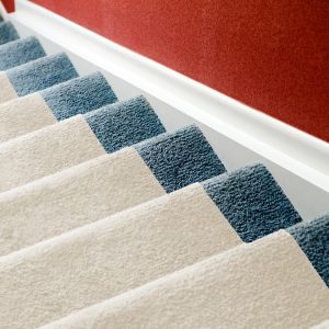 Anti-slip stair and floor protection mats, 30ft long x 30ft wide - Durable, washable low-pile protective mats