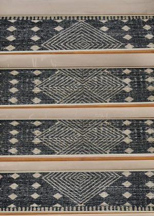 15-pack anti-slip stair mats for wooden steps - safety stair mats, TPR backing, soft surface, 28 x 9" universal indoor and outdoor carpet
